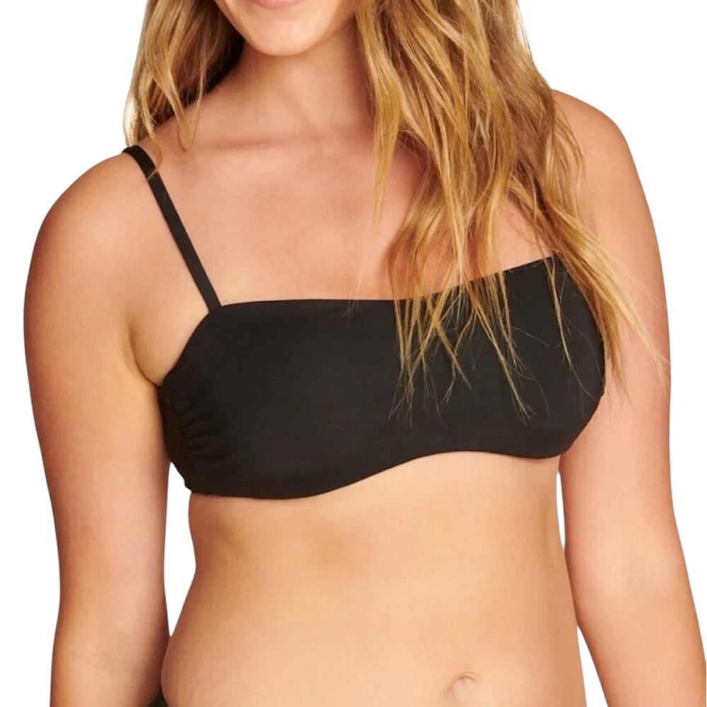 Andie Swim The Newport Top Size L Black NWT